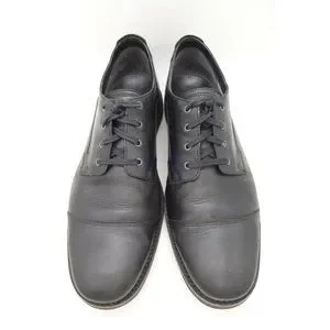 Timberland Logo Black Leather Cap Toe Lace Up Oxfords Shoes Men\'s 11.5 Men main image 4